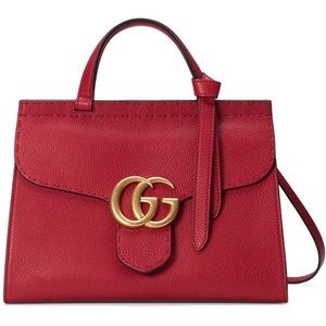GUCCI GG Marmont Top Handle Bag Small